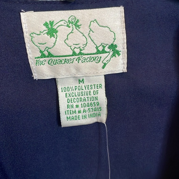 The Quacker factory vintage 90s Halloween sequin vest ghosts pumpkins size M NWT - Picture 5 of 11